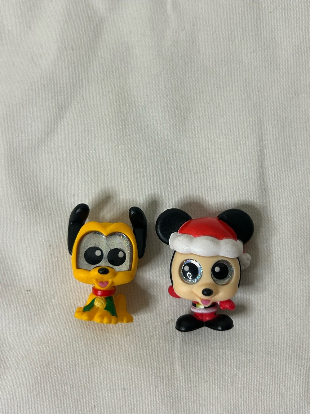 Disney Christmas Doorables Pluto & Mickey Mouse Santa
